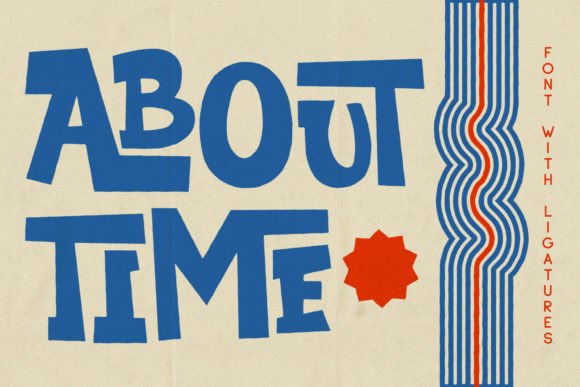 About Time: A Bold Display Font for Web Design