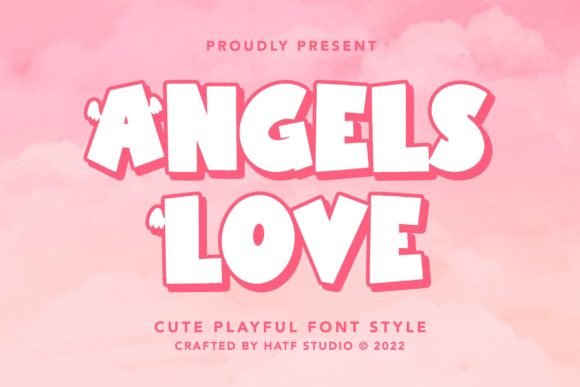Angels Love: A Soft, Adorable Display Font for Branding & Packaging