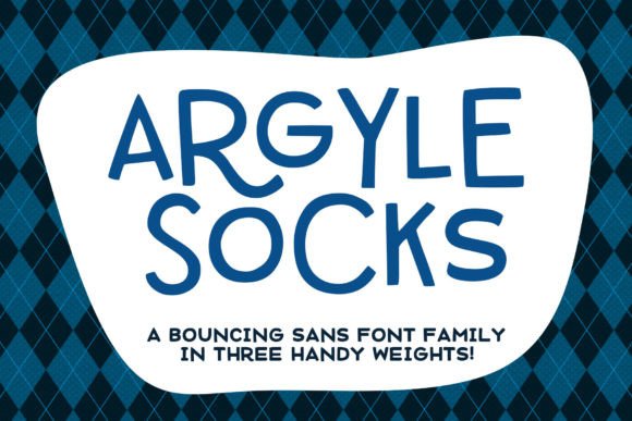 Argyle Socks: A Hand-Lettering Display Font for Campaigns