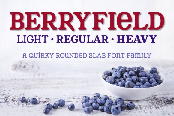 Berryfield: A Geometric Display Typeface for High-Impact Digital Designs