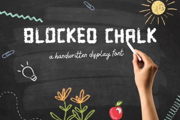 Blocked Chalk: A Playful Font for Makers