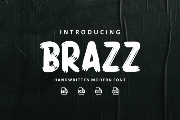 Brazz: A Modern Sans Serif Font Crafters Will Love