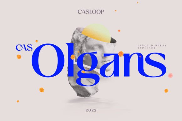 Cas Olgans: A Semi-Serif Display Font for Creatives