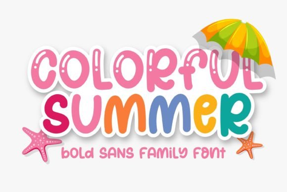 Colorful Summer: A Sweet Display Font for Modern Campaigns