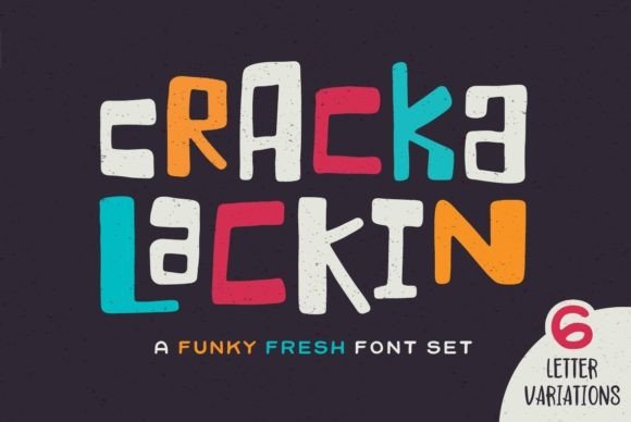 Crackalackin: A Quirky Display Font for Digital Creators