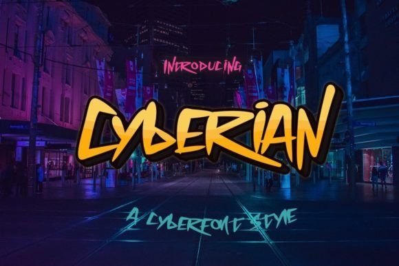 Cyberian Typeface: A Futuristic Font for High-Impact Digital Campaigns