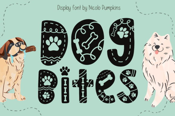 Dog Bites: A Playful Display Font for Editorial Charm