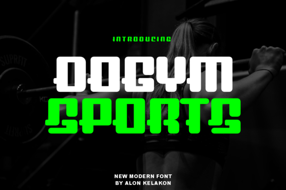 Dogym Sports: A Display Font for Bold Campaign Statements