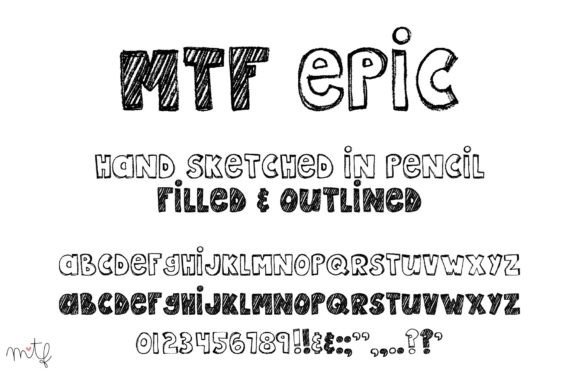 Epic Font: A Striking Display Typeface for Handmade Sellers