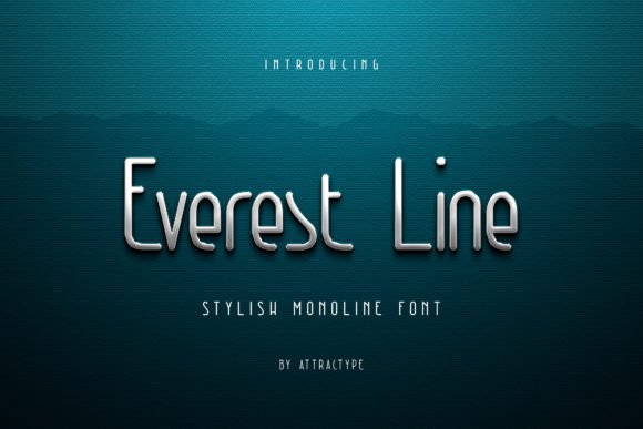 Everest Line: The Monoline Font That Makes Campaigns Clearer