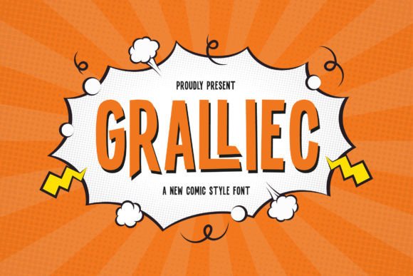 Gralliec: The Playful Comic Font for Standout Marketing