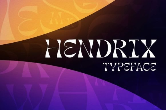 Hendrix: A Quirky Art Nouveau Display Font Review