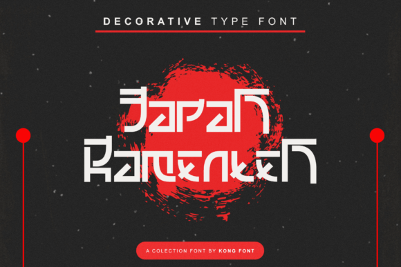 Japan Ramenten: A Playful Display Typeface for Editorial Design