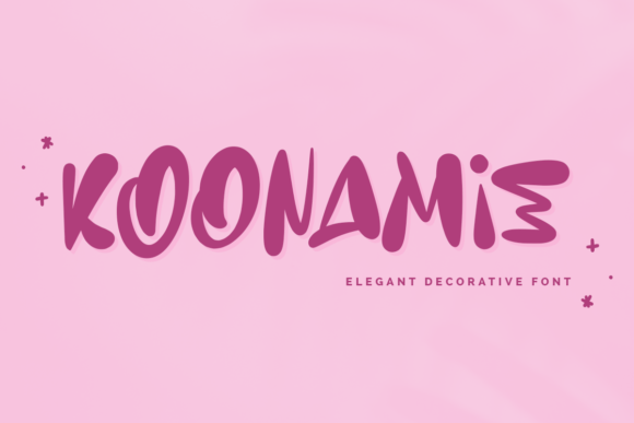 Koonamie: A Whimsical Display Font for Makers