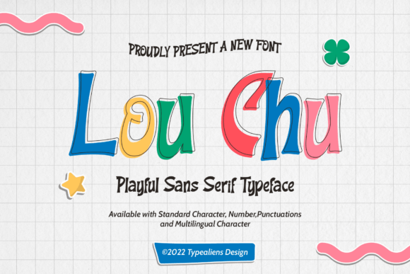 Lou Chu: A Playful Display Font for Editorial Charm
