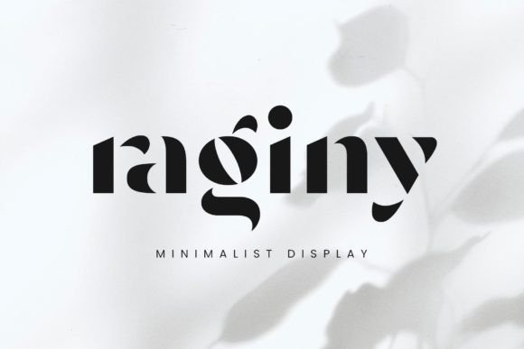Raginy: A Refined Display Font for Editorial Mood