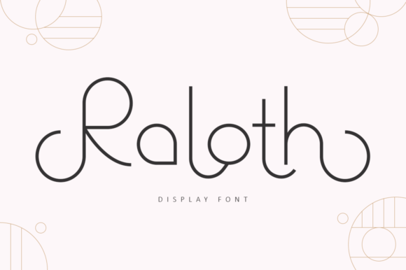 Raloth: A Refined Display Font for Editorial Storytelling