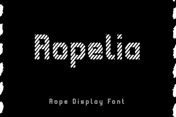 Ropelia: A Display Font That Commands Attention
