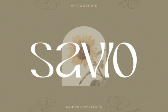 Savio Display Font: Perfect for Handmade Labels and Creative Brands