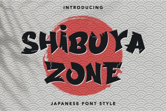 Shibuya Zone Font for Handmade Labels and Creative Projects
