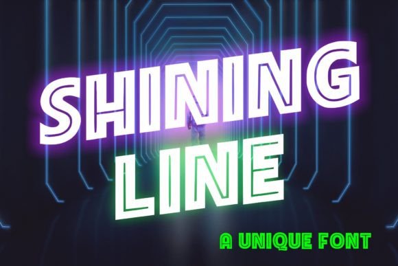 Shining Line: The Neon Font That Made My Products Glow