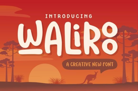 Waliroo: A Display Font With Real Personality