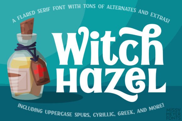 Witch Hazel: A Display Font That Brings Handmade Charm